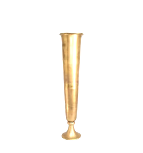 Florero dorado brillante de calidad superior de Metal antiguo, diseño moderno hecho a mano para exteriores, hogar, hoteles, decoraciones de boda - Product Image 3