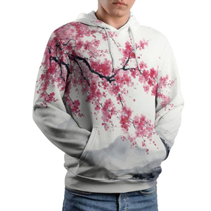 OEM ODM Service Pull à capuche imprimé numériquement pour hommes Meilleure vente de produit Couleur personnalisée Sweats à capuche de base pour hommes - Product Image 1