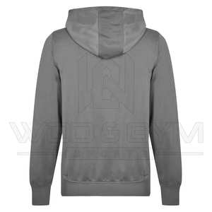Sudadera Deportiva de Alta Calidad para Hombre, Color Sólido, 100% Algodón, Logotipo Personalizado Impreso, Térmica, Estilo Casual Urbano, Secado Rápido - Product Image 2