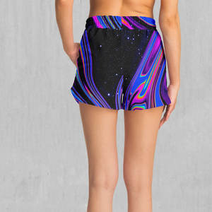 Pantalones cortos de Yoga para mujer con sublimación, ropa deportiva para mujer, venta al por mayor, pantalones cortos deportivos atléticos para mujer, pantalones cortos para correr y entrenar en el gimnasio - Product Image 2