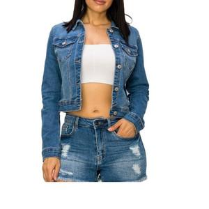 Chaquetas Vaqueras para Mujer, Diseños Personalizados, Chaqueta Vaquera Clásica Informal de Mezclilla Elástica, Fabricación Directa de Fábrica - Product Image 5