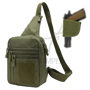 Funda de pistola táctica personalizable de alta calidad Imra Impex, paquete de pecho cruzado de poliéster para bolsa de transporte oculta - Product Image 2