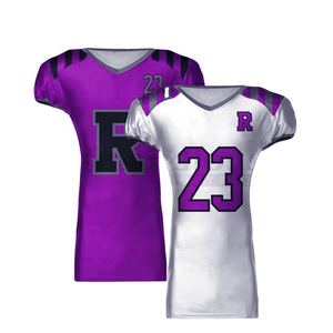 Nouveauté Maillot d'équipe de football américain pour homme Eagle Jersey Respirant Manches courtes Taille plus personnalisée Nom personnalisé - Product Image 2