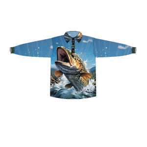 2025 à la mode personnalisé tournois de pêche australiens chemise à manches longues séchage rapide UPF 50 + évacuation de l'humidité respirant 100% grande taille - Product Image 3