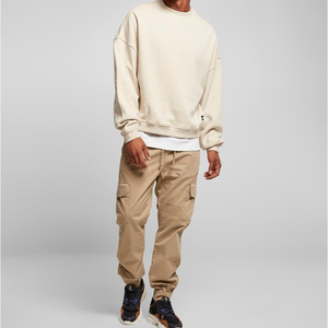 Sudaderas con Capucha de Forro Polar 100% Algodón para Hombre, con Bolsillo, Transpirables, 300g, para Invierno, Gimnasio, Ropa Deportiva Informal - Product Image 3