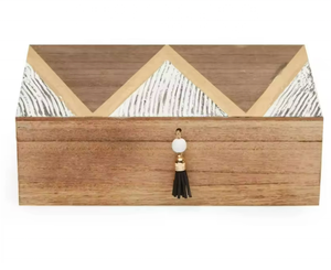 Boîte en bois de mangue 100% naturel, design et taille personnalisés, avec finition et couleur naturelle, produit en bois vendu en Inde - Product Image 1