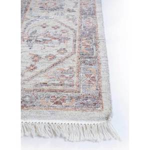 Alfombra de Lana Azul Anudada a Mano con Patrón de Medallón Someplace in Time para el Hogar - Alfombras Jaipur EU-EA-3008 (Cs-01) - Product Image 4