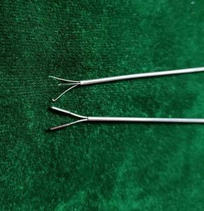 2ชิ้น laparoscopic เหล็กกล้าไร้สนิมช่วยในการผ่าตัดเครื่องมือผ่าตัด pcnl 5fr tripronge bipronge 40ซม. - Product Image 5