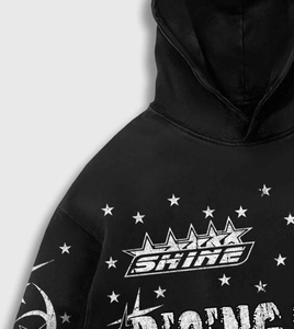 Chándal informal de manga larga con hombros descubiertos para hombre, sudadera gráfica personalizada y pantalones de chándal con características de talla grande para invierno - Product Image 4