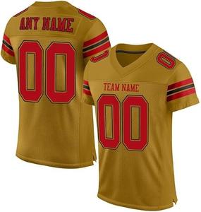 Camiseta de entrenamiento de fútbol de alta calidad sublimada personalizada temporada de verano hombres/niños camiseta de Rugby camiseta de fútbol americano personalizada - Product Image 6