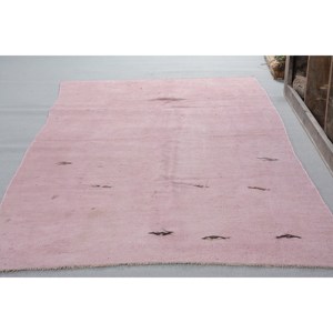 Vintage turc 4x9ft grand tapis Style minimaliste classique Rectangle Patchwork entrée laine Latex face pour couloir entrée - Product Image 3