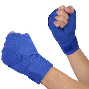 Wholesale Price Custom Made High Quality Boxing Hand Wraps \ Custom Logo Printing <b>Elasticated</b> Quick Hand Wraps - Product Image 5