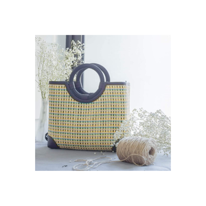 Bolsos de Mano Clásicos de Mimbre de Ratán Ecológicos para Mujer - Asa de Color Personalizado, Artesanía Multifuncional, Fabricante de Vietnam - Product Image 2