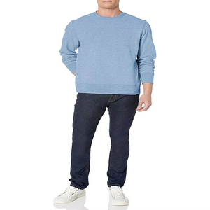 2025 nueva llegada sudadera de algodón 100% para hombre logotipo personalizado jersey en blanco ropa de invierno último estilo patrón sólido - Product Image 2