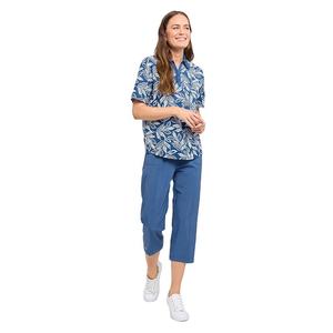 Camiseta Polo con Estampado Floral para Mujer, Camiseta Deportiva Casual de Manga Corta con Estampado de Hojas, Transpirable, de Algodón, para Verano, para Golf, Tenis - Product Image 3