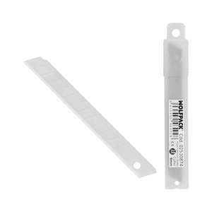 Lama Cutter 9 mm. (Confezione da 10 Pezzi) Acciaio al Carbonio. - Product Image 1