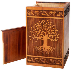 Urnes funéraires en bois faites à la main pour adultes, avec logo personnalisé à bas prix - Product Image 5