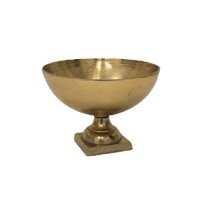 Golden Metallic Champagne Ice Bowls With Handle & Base Round Shape Wine Cooler for Beer Soft <b>Drink</b> Hotels Party Barware Use - Product Image 4