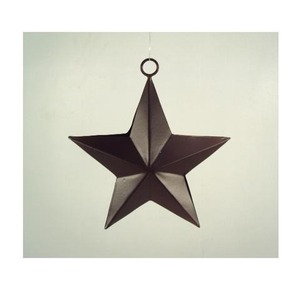Adornos navideños de estrella colgante de Metal, decoración decorativa colgante de árbol de vacaciones para decoración festiva del hogar, accesorios de fiesta - Product Image 4