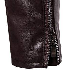 Veste en cuir véritable sur mesure pour hommes Vêtement en cuir Manteau en cuir à prix bon marché Vestes de design de mode - Product Image 3