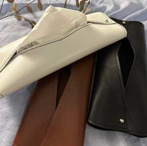 Leather <b>Tissue</b> Case <b>Box</b> <b>Tissue</b> Holder Napkin Wedding Gift Hotel Restaurant Cafe LBTC-0044 - Product Image 4
