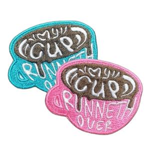 Parches personalizables para ropa, bordados con logotipos de dibujos animados, para planchar o coser, insignias sostenibles de tela y fieltro. - Product Image 1