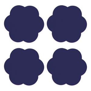 Flower Shaped White Lacquer Coaster, Premium <b>Wood</b> Drink With Scalloped Lacquer <b>Placemat</b> For Chic Tabletop Styling, Vietnam Craft - Product Image 6