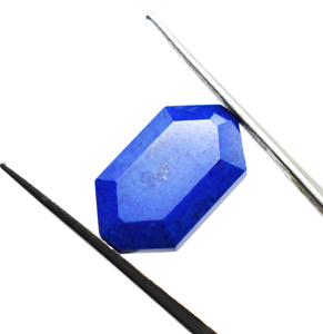 Collar con colgante de lapislázuli de calidad AAA, 18,5x11x4,5 MM, hexágono azul Natural, artesanías de piedras preciosas facetadas, fabricación de joyas sueltas - Product Image 3
