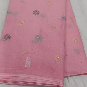 mal cotton embroidery fabric make to fancy dress material - Product Image 5