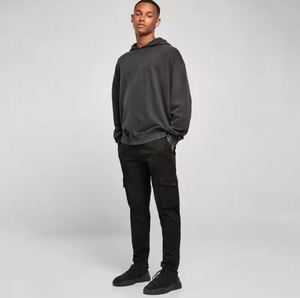 Nouveaux sweats à capuche décontractés délavés à l'acide pour hommes, personnalisables, collection hiver, 100% coton molletonné, écologiques, vente en gros pour adultes - Product Image 5