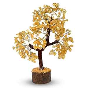 Vente de gros Arbre de pierres précieuses multi-cristaux pour la décoration intérieure artisanale de style amour Base en bois Vastu Feng Shui Pierre semi-précieuse artisanale - Product Image 5