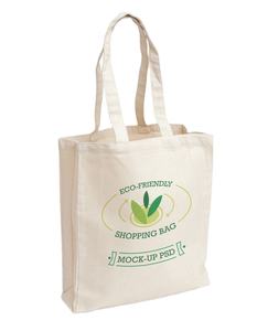 Bolsa de Compras de Lona de Algodón Reutilizable, Ecológica, Reciclada, con Logotipo Personalizado, para Compras - Bolsa de Transporte Sostenible para Comercio Minorista - Product Image 3