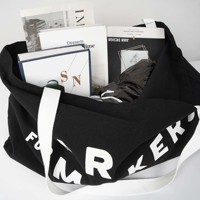 Sac de courses réutilisable à la vente, logo personnalisé imprimé, taille surdimensionnée, sac de courses en toile de coton extra large