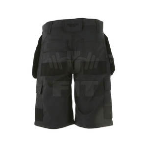 Customized Logo Workwear <b>Shorts</b> Breathable <b>Lightweight</b> 100% Polyester High Street Style Solid Pattern Online Sale - Product Image 6