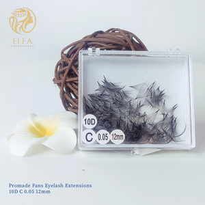 Promade b/c CC D L M ขนตาปลอมแบบสั้นม้วนต่อขนตาปลอมสีเส้นใย PBT แบบแฮนด์เมดแบบยาวเป็นธรรมชาติผลิตในเวียดนาม - Product Image 2