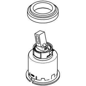 Cartouche en céramique élégante pour GROHE ECOM pour articles de bain et de toilette - Product Image 4