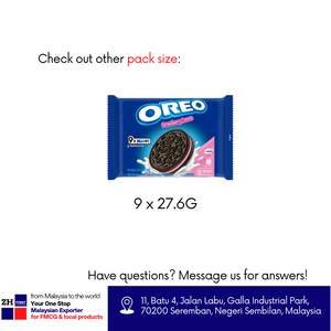 Oreo คุกกี้แซนวิชสตรอเบอร์รี่110.4กรัมของแท้บิสกิตครีมสตรอเบอร์รี่ฮาลาลมอนเดลซ์มาเลเซียขายส่งราคาถูก - Product Image 5
