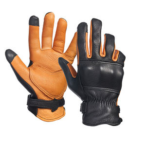 Guantes de carreras de cuero con logotipo personalizado 2025, guantes deportivos para motocicleta - Product Image 1