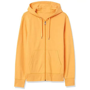 2025 nuevo personalizado hecho de alta calidad en blanco hombres sudaderas con cremallera sudaderas con capucha con cremallera logotipo personalizado básico Sudadera con capucha - Product Image 3