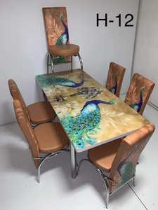 ชุดทานอาหารทำจากไม้แบบยืดได้ทันสมัยเฟอร์นิเจอร์ในบ้านแบบปรับได้สำหรับห้องนั่งเล่นอพาร์ทเมนต์โรงแรมร้านอาหารห้องครัว - Product Image 3