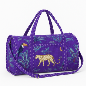 Sac de voyage tactique Le Souvenirs, élégant, violet, durable, grande capacité, fermeture éclair, fabriqué à la main, de qualité supérieure - Product Image 1