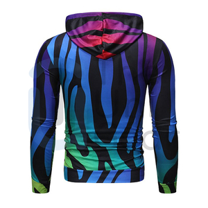 Patrón sólido personalizado 100% algodón alta calidad transpirable Streetwear Top sudaderas con capucha hombres Casual invierno OEM servicio personalizado frente - Product Image 2