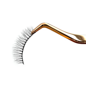 Pince à cils en acier inoxydable de longueur régulière en vente en gros de quantité en vrac du meilleur fournisseur - Product Image 4