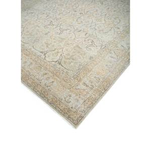 Erbe Floral Abstract Hand Knotted <b>Wool</b> Rugs Beige <b>Brown</b> Jnlp-01 Carpet for Home Use-for Living Hallway Entryway Rectangle Puzzle - Product Image 2