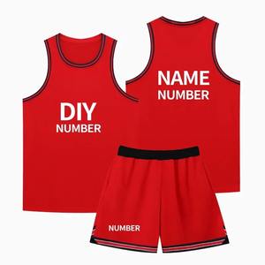 ชุดบาสเก็ตบอลชายแบบกำหนดเอง เสื้อบาสเก็ตบอลคลาสสิกสำหรับเยาวชน ชุดยูนิฟอร์มบาสเก็ตบอลผ้าตาข่าย ไซส์อเมริกัน เสื้อแขนสั้น - Product Image 3