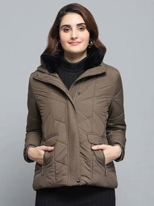 Manteau d'hiver formel pour femmes |   Veste d'extérieur élégante en laine et cachemire respirante - Product Image 3