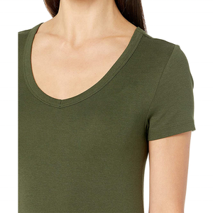 <b>Women's</b> 100% Cotton Sleeveless Soft Casual Solid T-Shirt with Logo Scoop <b>Neck</b> 220g Autumn Custom New Design - Product Image 3