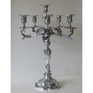 Candélabre de table Royal Villa Design moderne couleur or avec pièce maîtresse en perles de diamant bougeoir décoratif fournitures - Product Image 6