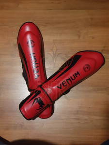 สนับแข้งสำหรับฝึกชกมวยแผ่นป้องกันขา MMA แผ่นป้องกันหน้าแข้งสำหรับฝึกชกมวยคุณภาพระดับพรีเมียม - Product Image 4