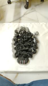 Extensions de cheveux humains 100% bruts brésiliens naturels, bouclés profonds, Remy, tissage double machine, donneur unique, permanent, 100 grammes - Product Image 2